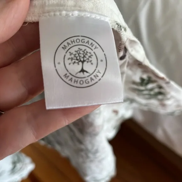 Cotton flannel robe - Picture 2 of 5